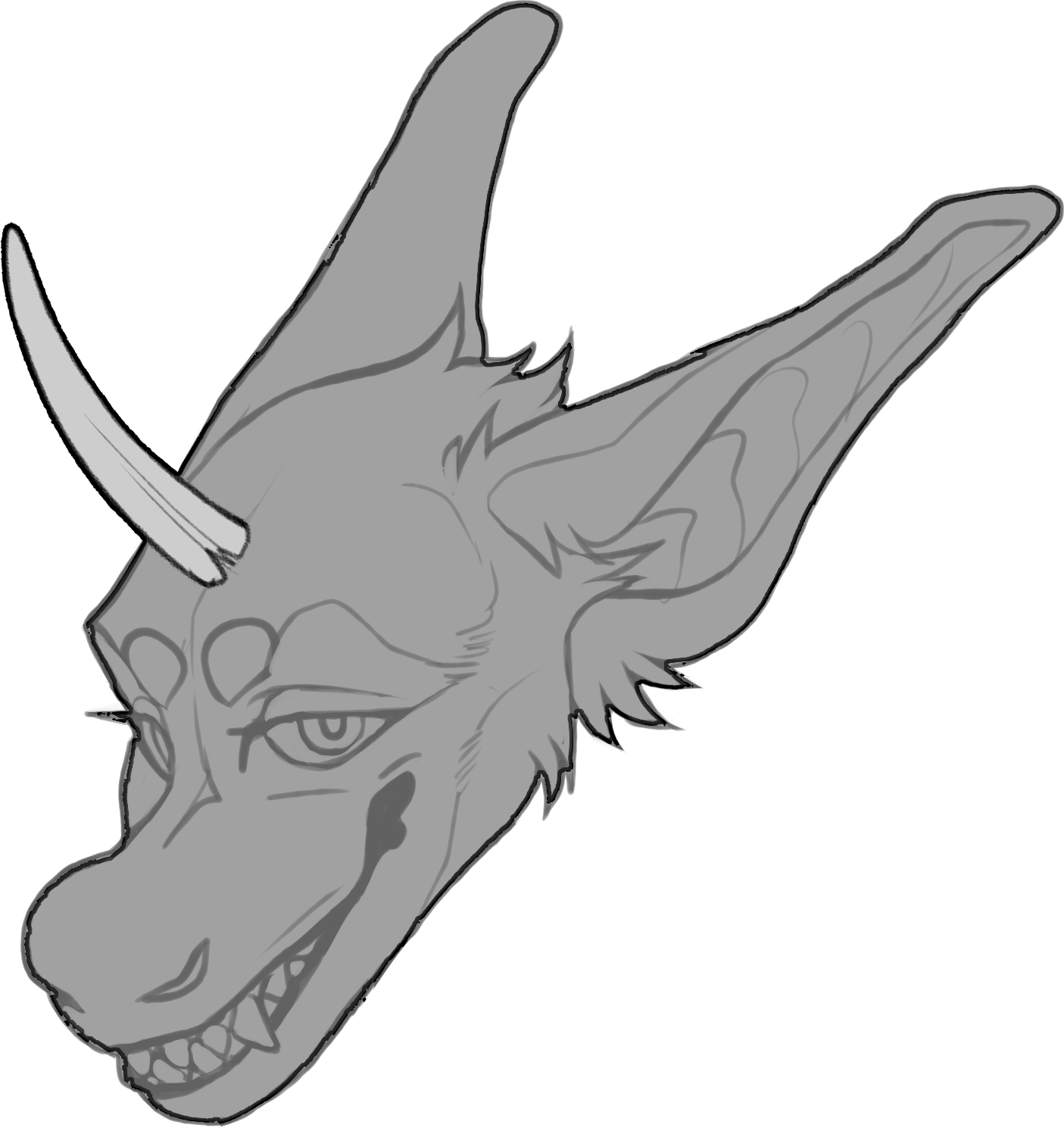 Point — Horn Shape