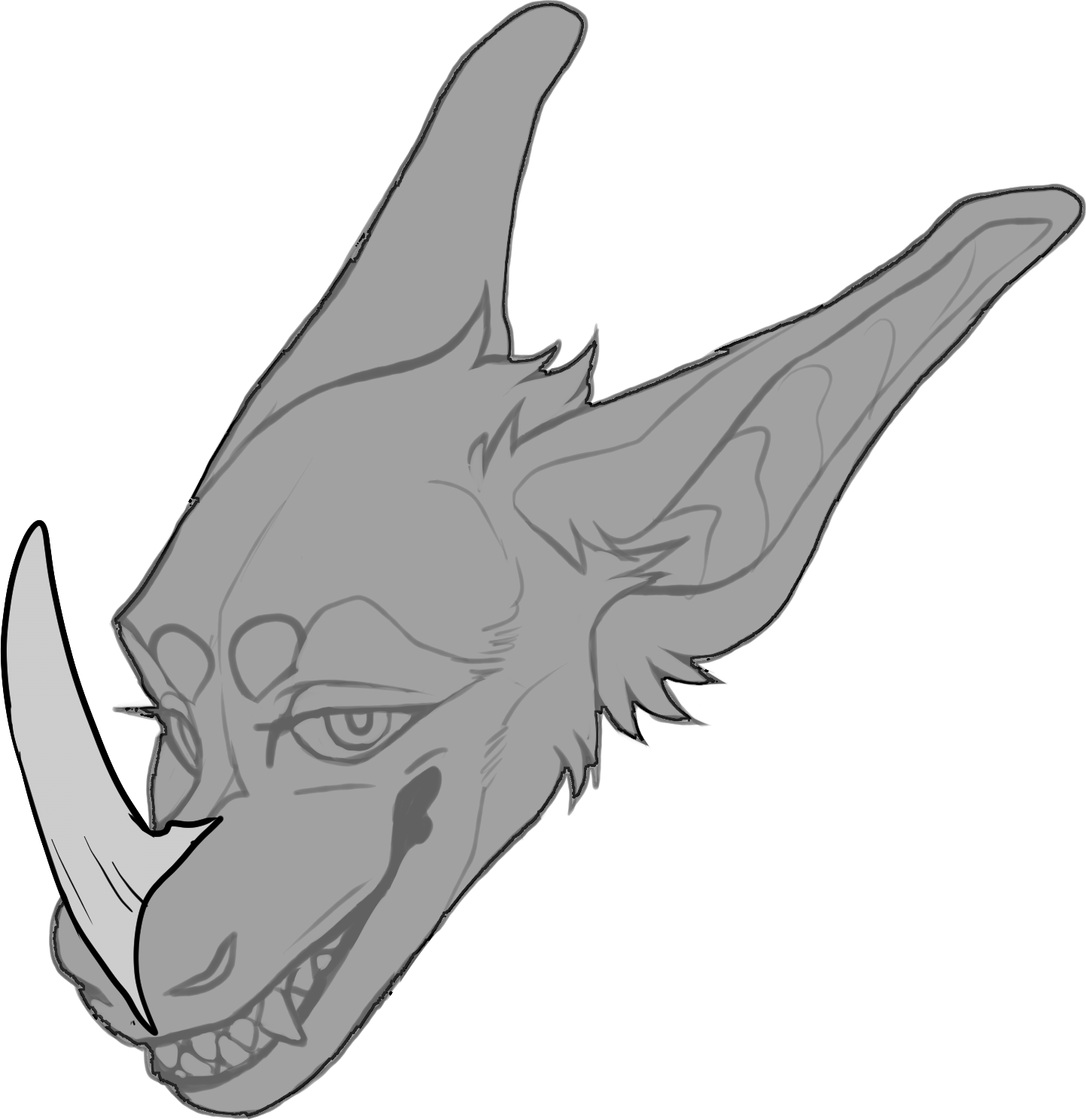 Nasal — Horn Shape