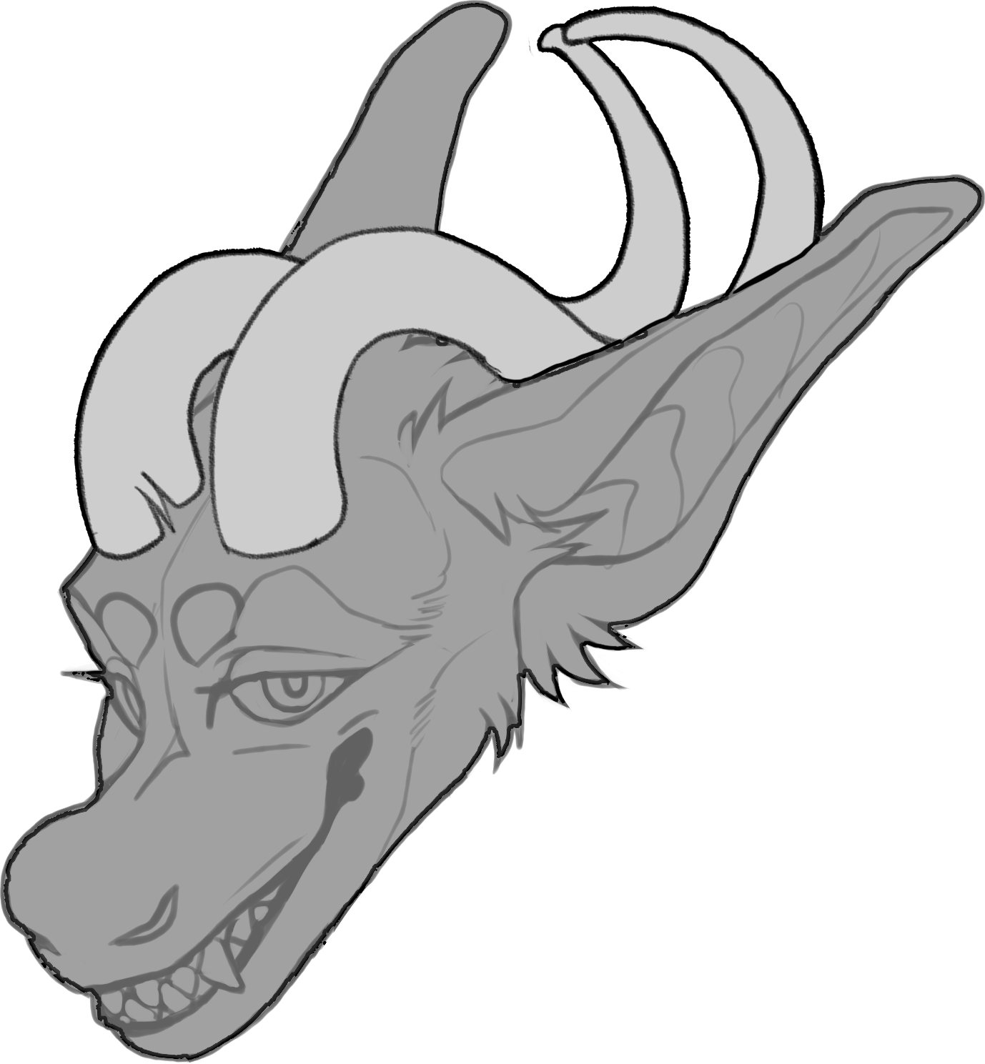 Oval — Horn Shape