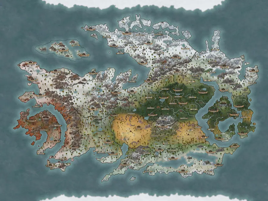 Snow variant of the Ethora map